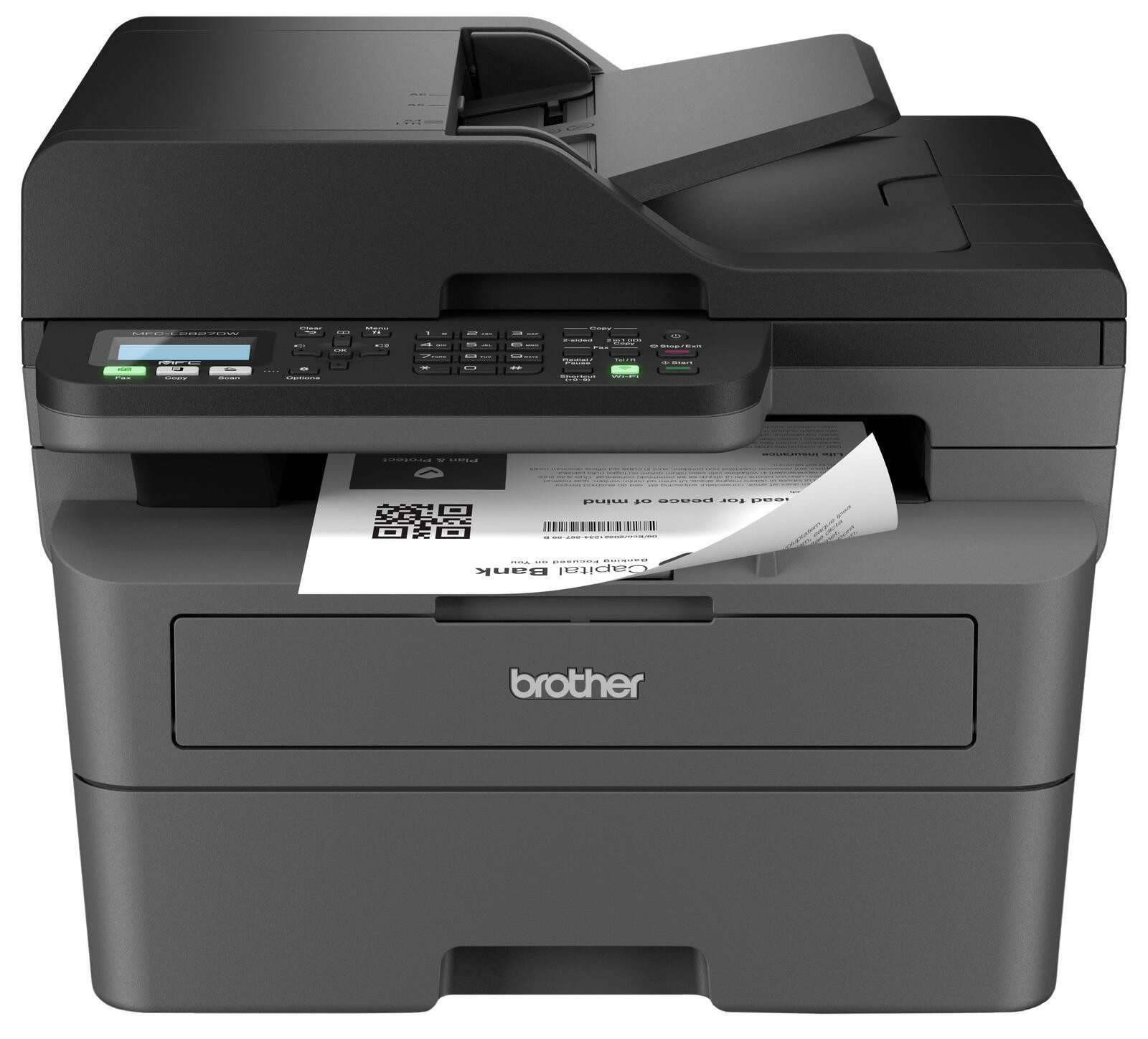 Brother Brother MFC-L2827DWXL Multifunktionsdrucker, (ADF (Automatischer Dokumenteneinzug), Automatischer Duplexdruck)