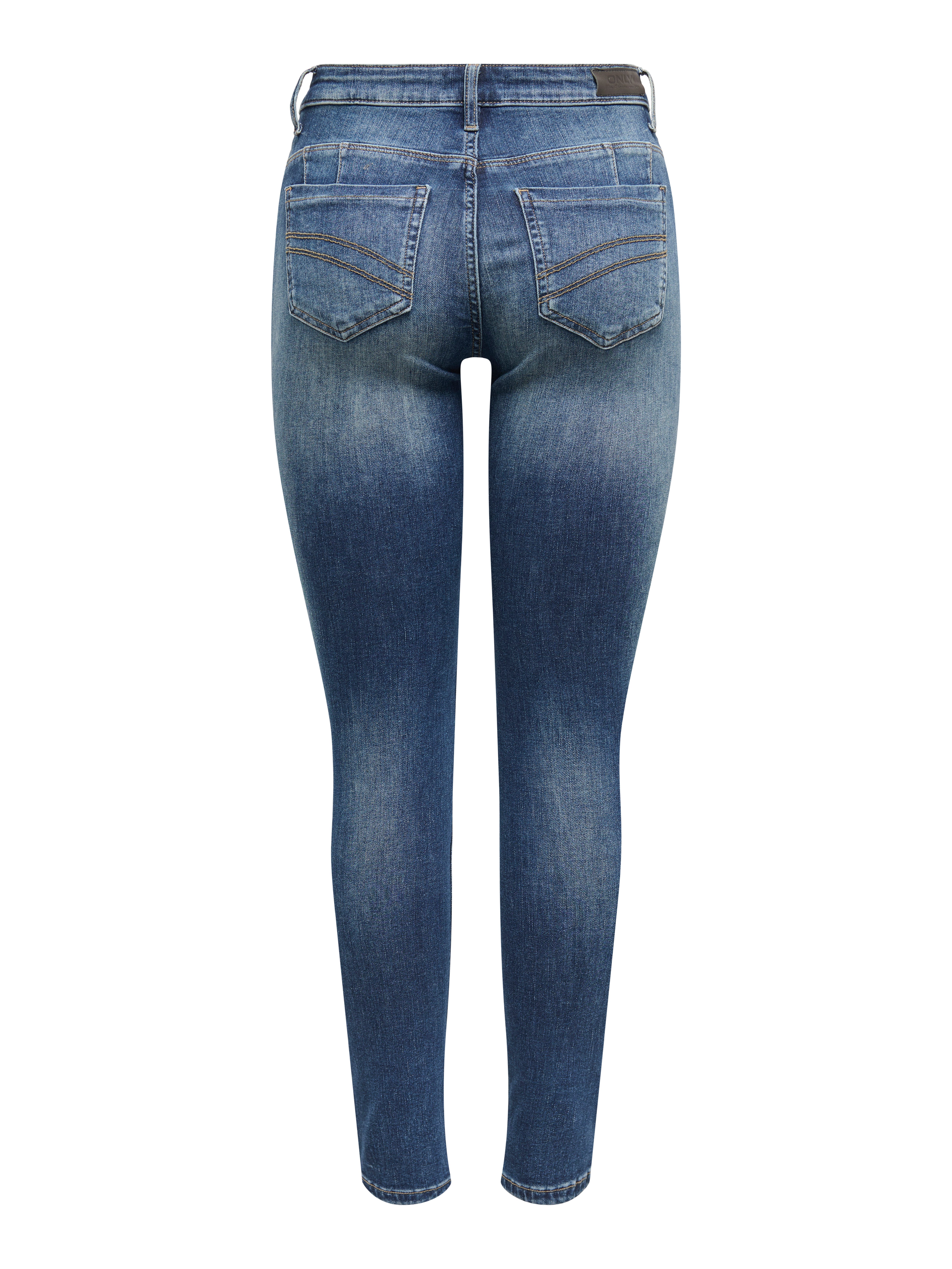 ONLY Skinny-fit-Jeans ONLBLUSH MID WAIST PUSH günstig online kaufen