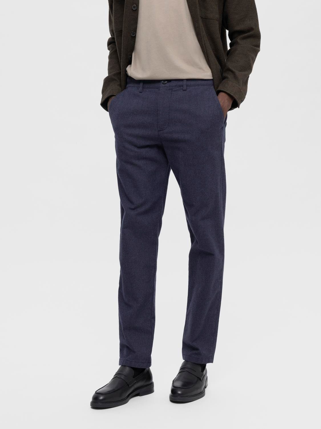 SELECTED HOMME Chinohose SLH175-SLIM MILES BRUSHED günstig online kaufen