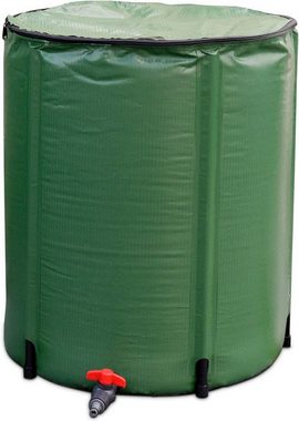 KOMFOTTEU Regentonne 200L Regenwassertonne faltbar, 60x60x70cm