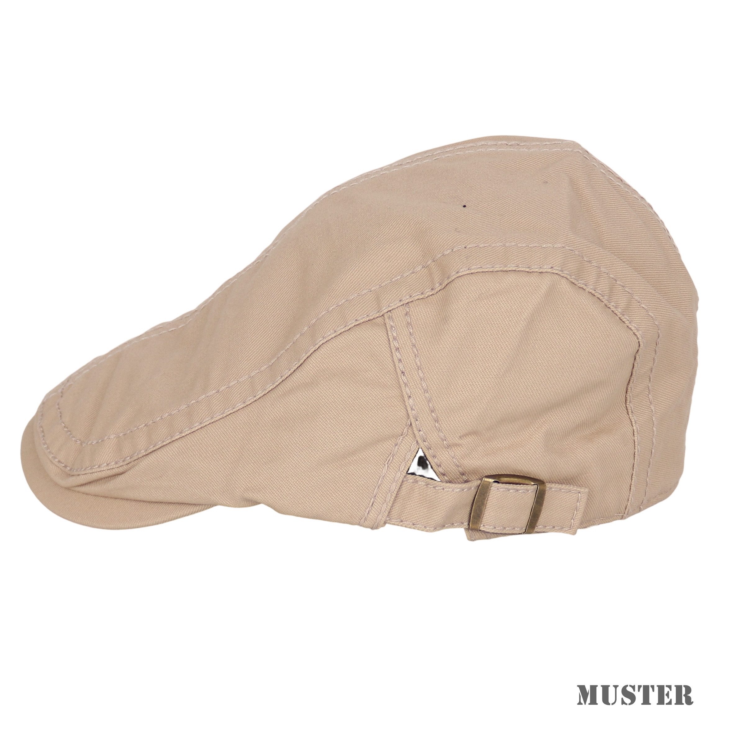 MIRROSI Schiebermütze mit Shirm, in washed Look, aus 100% Baumwolle (Outdoor Cap, Feldmütze, Kappe) Atmungsaktiv, Einheitsgröße, Unisex, Damen Herren