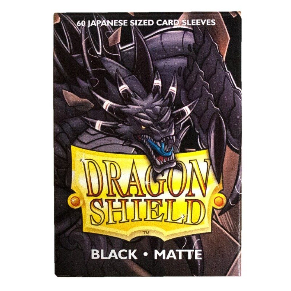 Dragon Shield Sammelkarte Dragon Shield Kartenhüllen Sleeves Japanische Größe Matte (60) Black