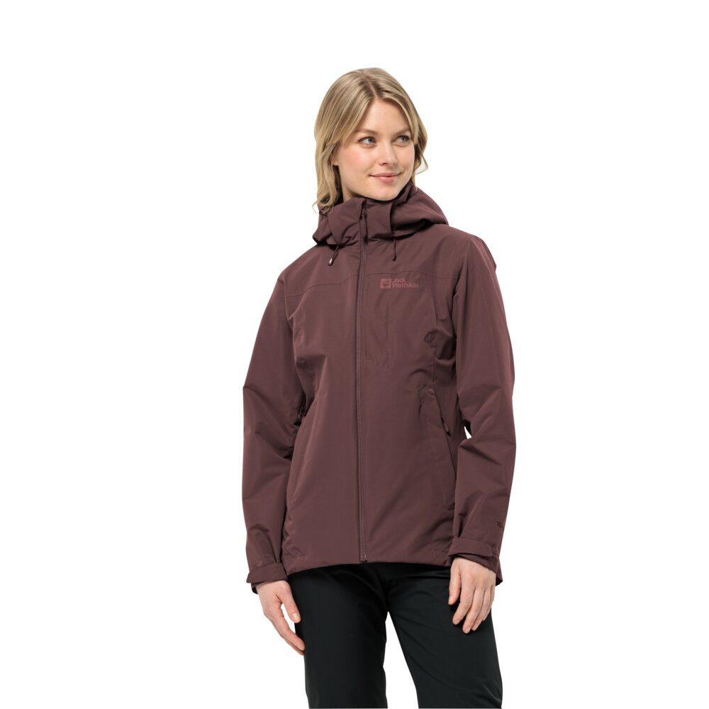 Jack Wolfskin Regenjacke Fernblick 2-Lagen (Wetterschutzjacke, wasserdicht, günstig online kaufen