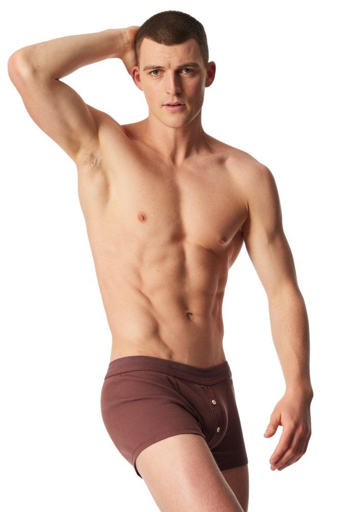 Schiesser Boxershorts Unterwäsche Revival Karl-Heinz havanna rot Herren - 1 Stück