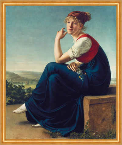 Kunstdruck Portrait of Heinrike Dannecker Gottlieb Schick Frauen B A2 02138 Gerah, (1 St)