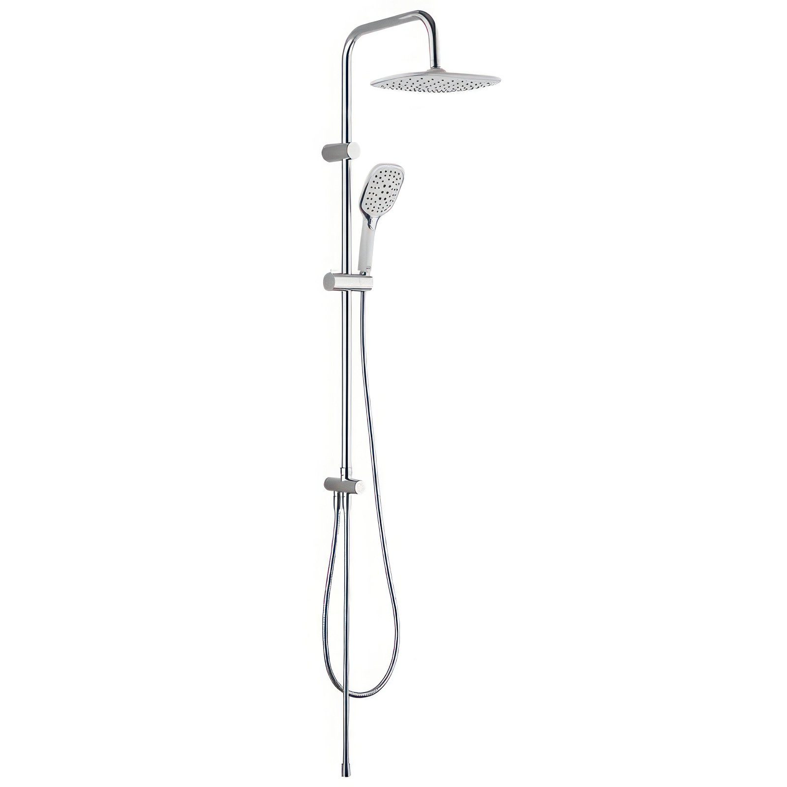KOLMAN Duschsystem ZORITA Brausegarnitur Regendusche, Höhe 100 cm, 3  Strahlart(en), in Weiß