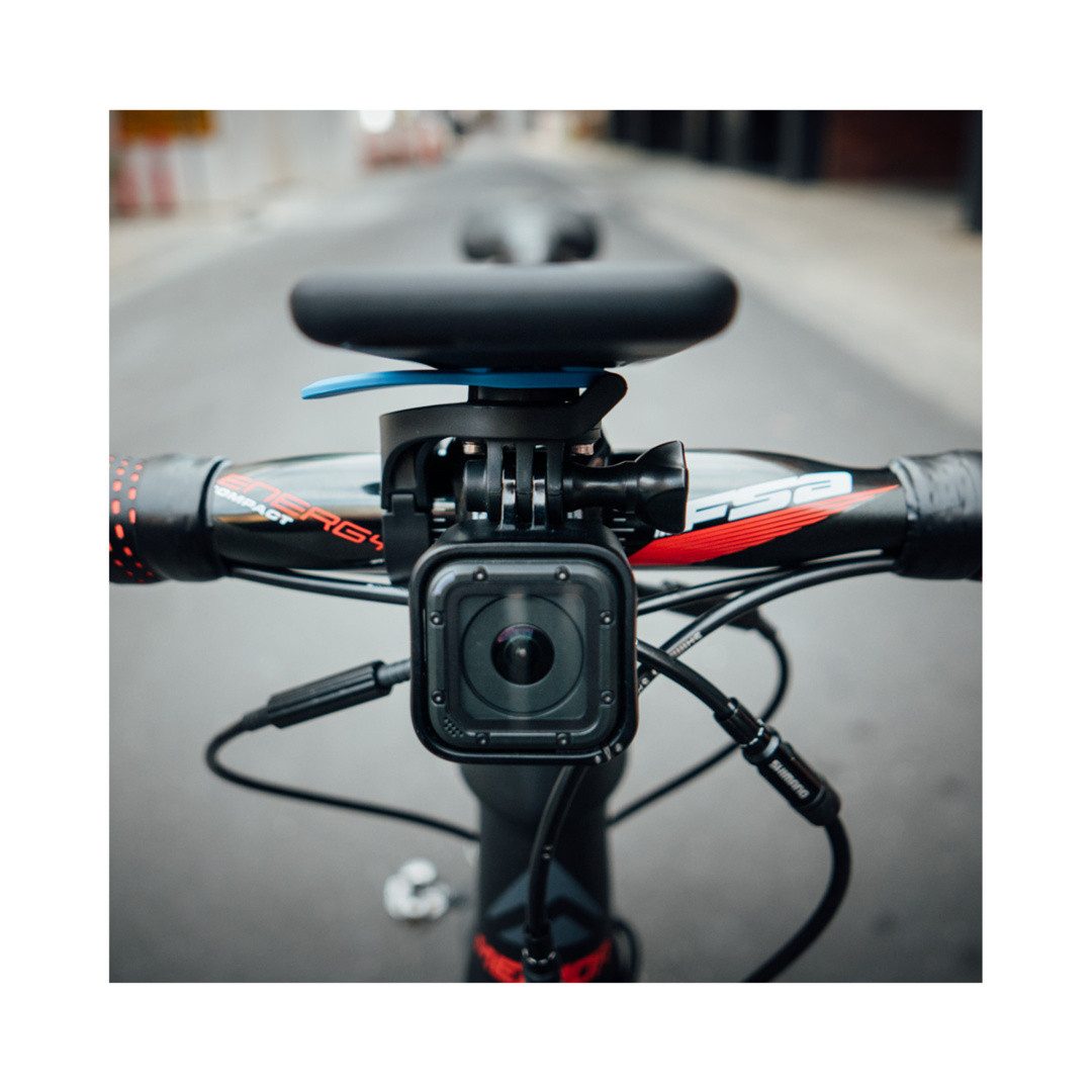 Quad Lock Handy-Halterung QUAD LOCK Fronthalterung Fahrrad Lenker Handy Halter 22 25,4 31,8 35
