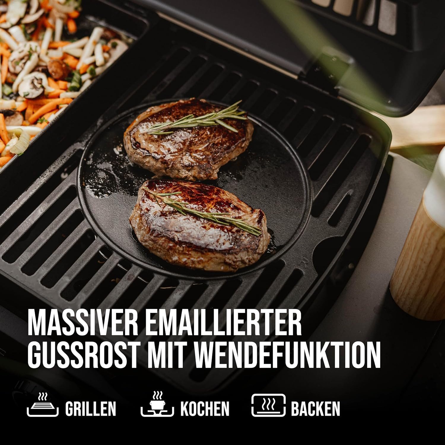 Enders® Gasgrill ENDERS Urban Pro II + Trolley / Gasgrill mit 4,4kW