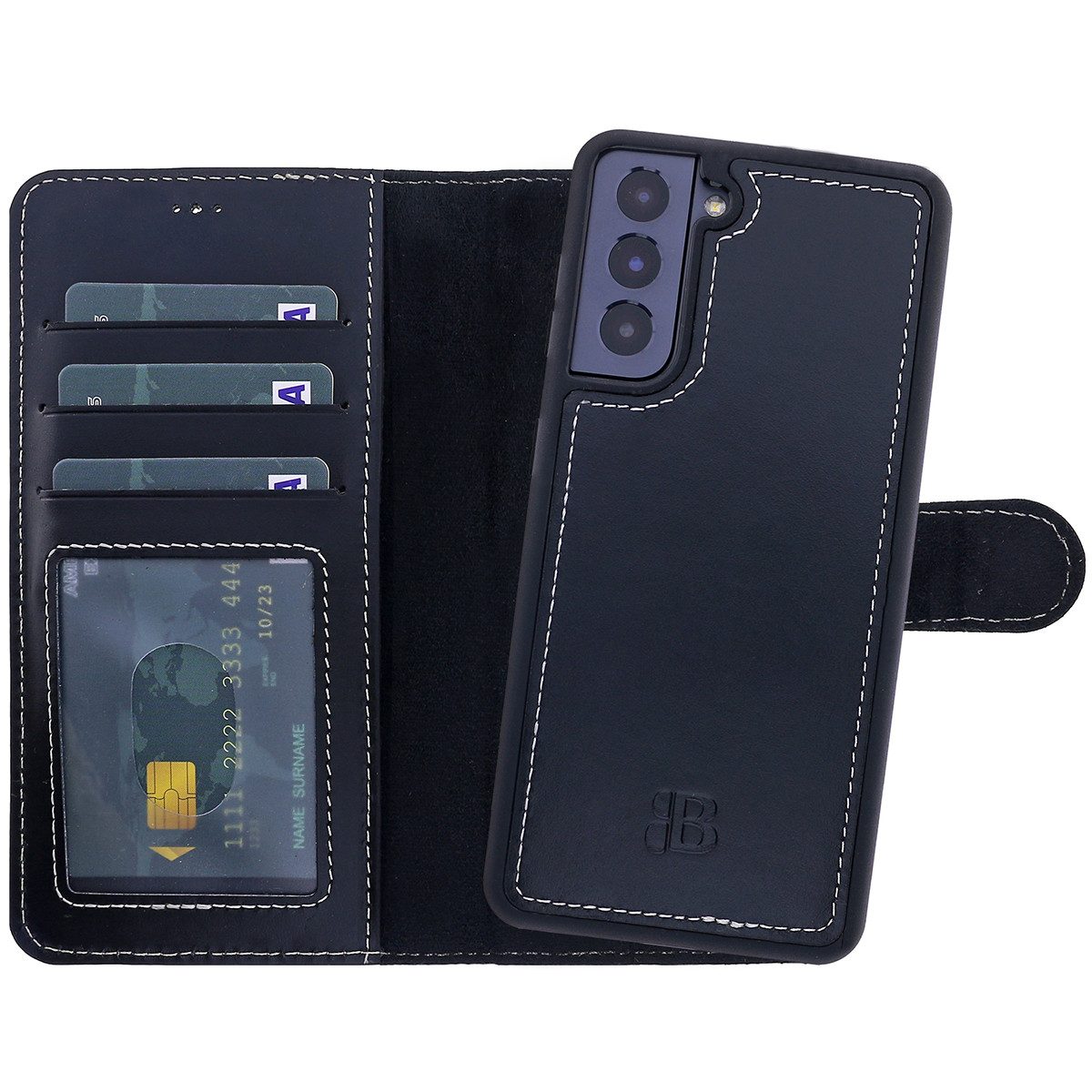 Handytasche Samsung Galaxy S21 FE 2-in-1 Leder Handytasche