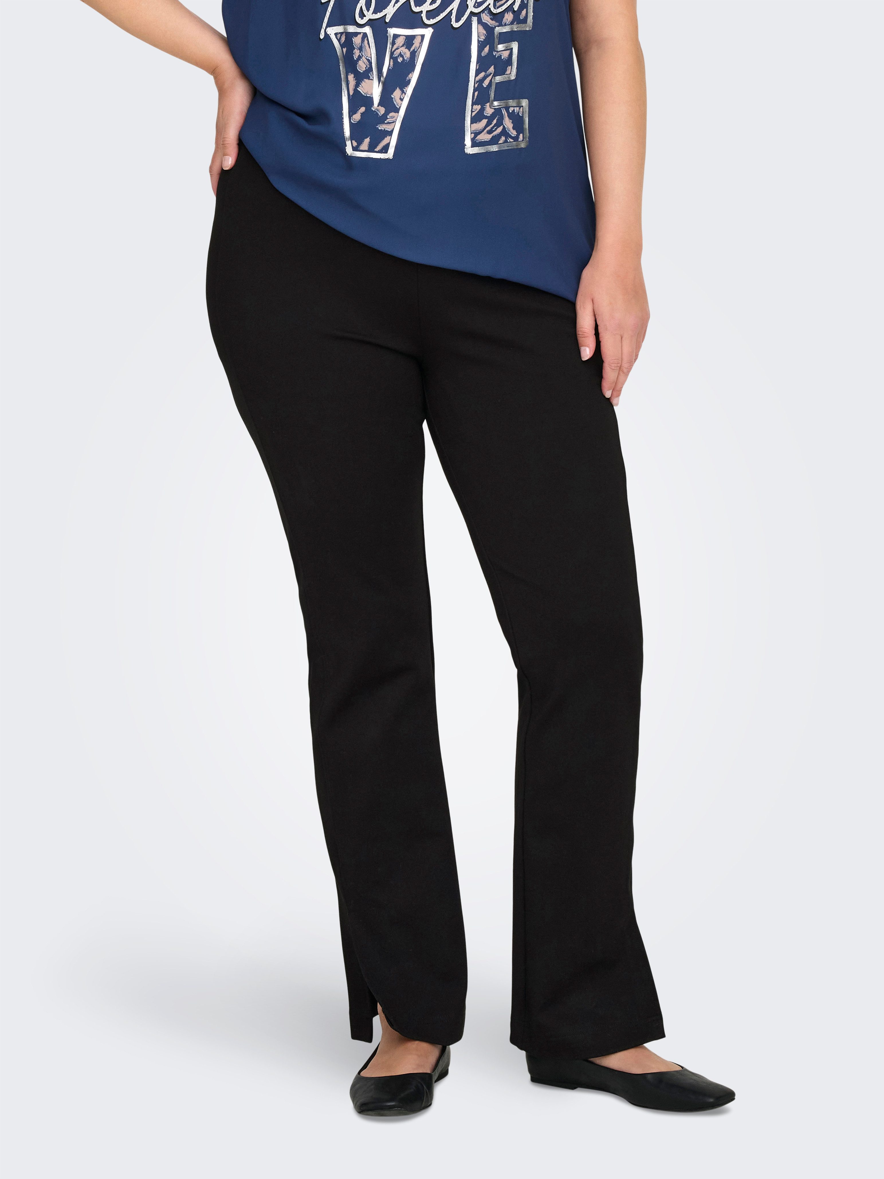 ONLY CARMAKOMA Highwaist Leggings CARMARCELLA HW SLIT FLARE LEGGING PNT günstig online kaufen