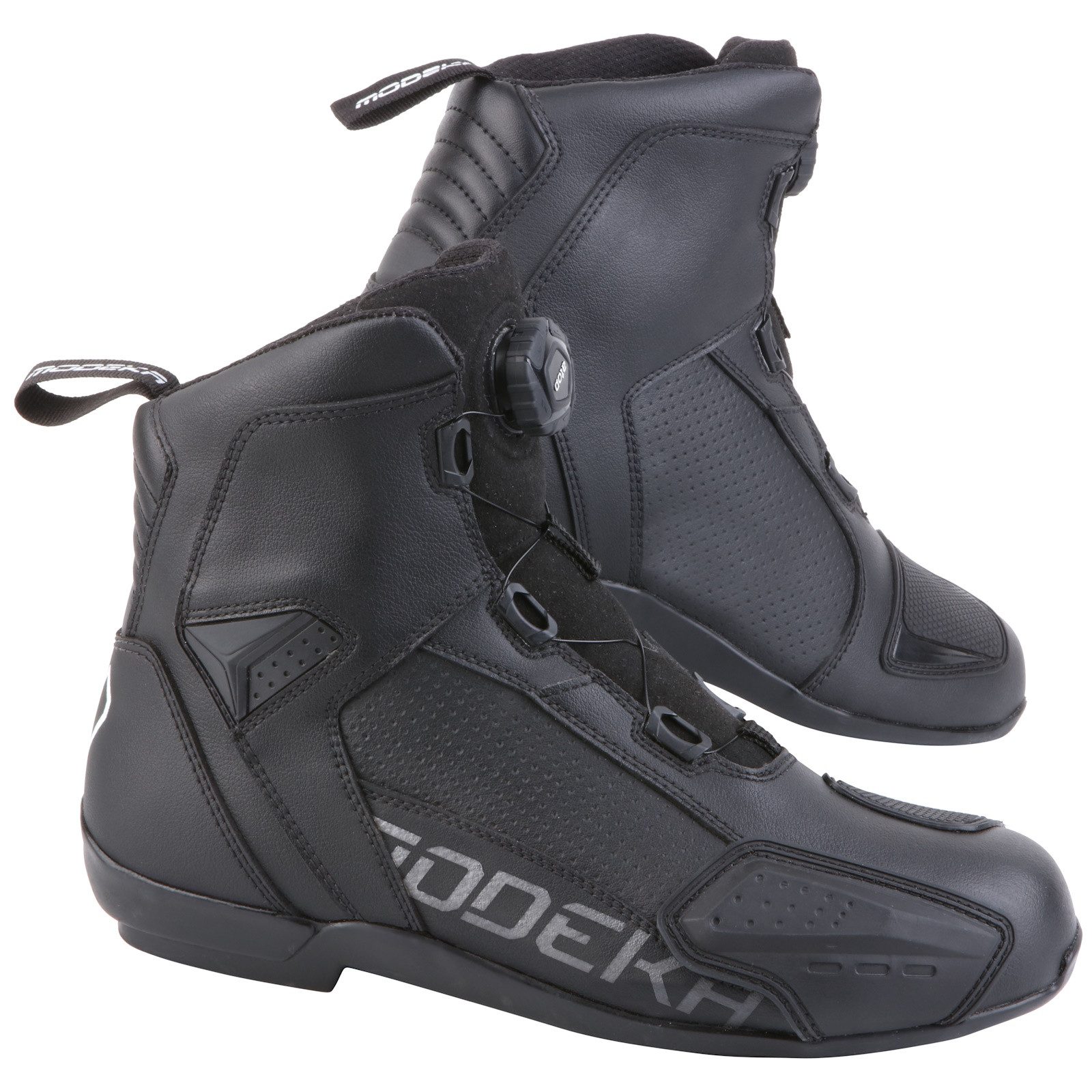 Modeka Modeka Yko Stiefel schwarz Motorradstiefel (Packung, Antistatische und Öl- und Benzinfeste Sohle) motorradschuhe für herren