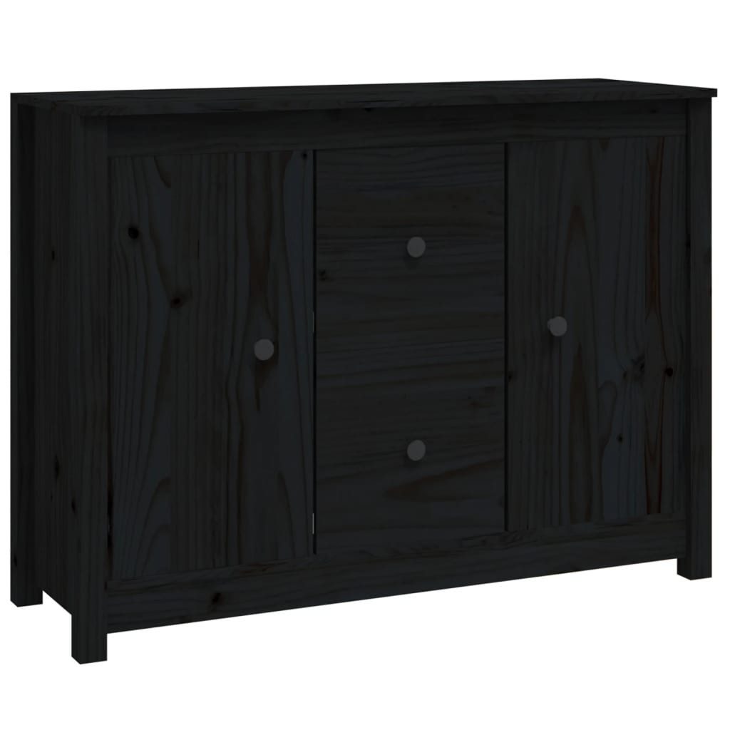 vidaXL Sideboard Sideboard Schwarz 100x35x74 cm günstig online kaufen