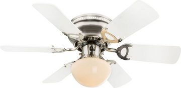 bmf-versand Deckenventilator Deckenventilator mit LED Beleuchtung Leuchte Luftkühler 0307WLED