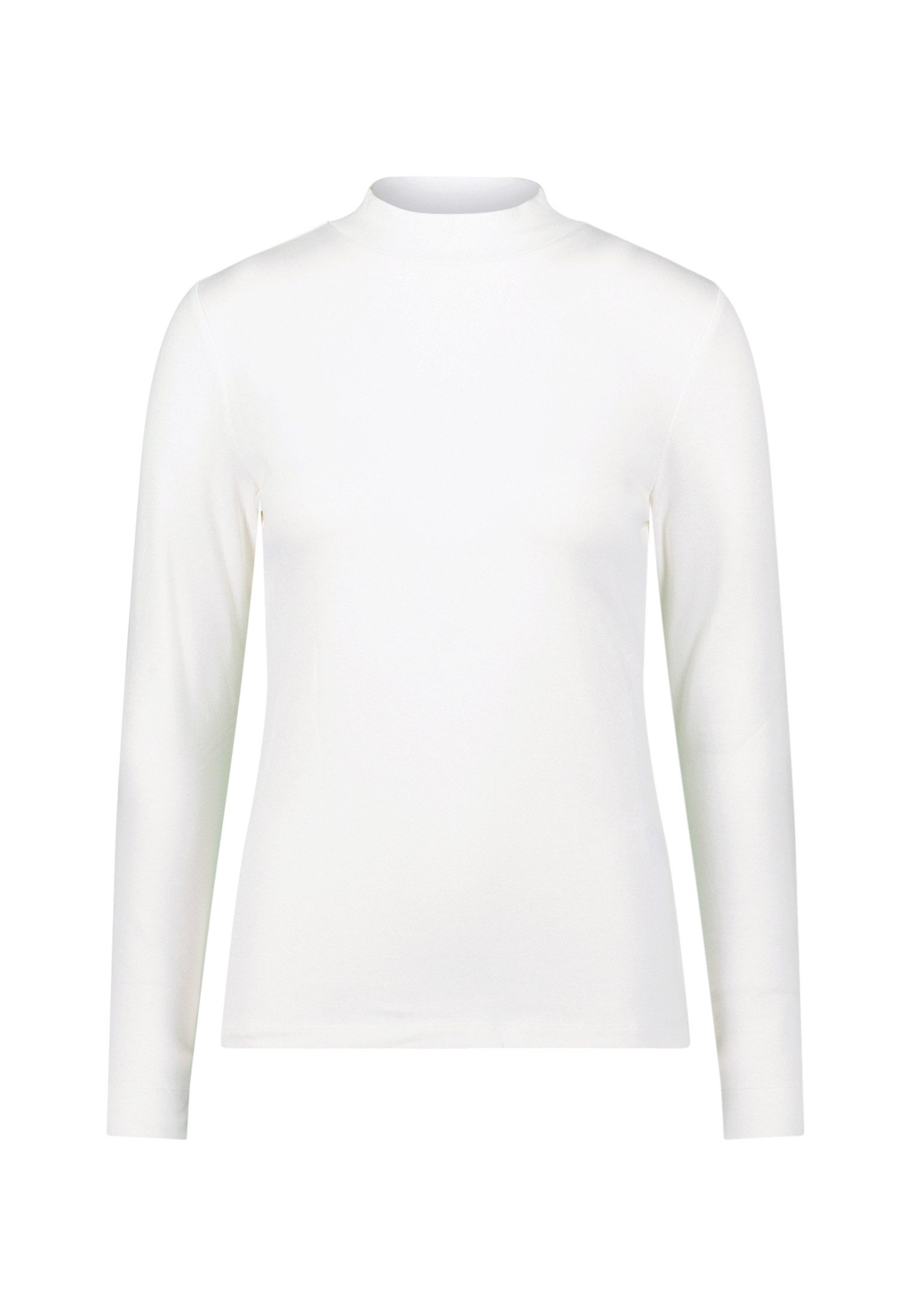 Zero Kurzarmshirt Damen mit Stehkragen (1-tlg) Plain/ohne Details