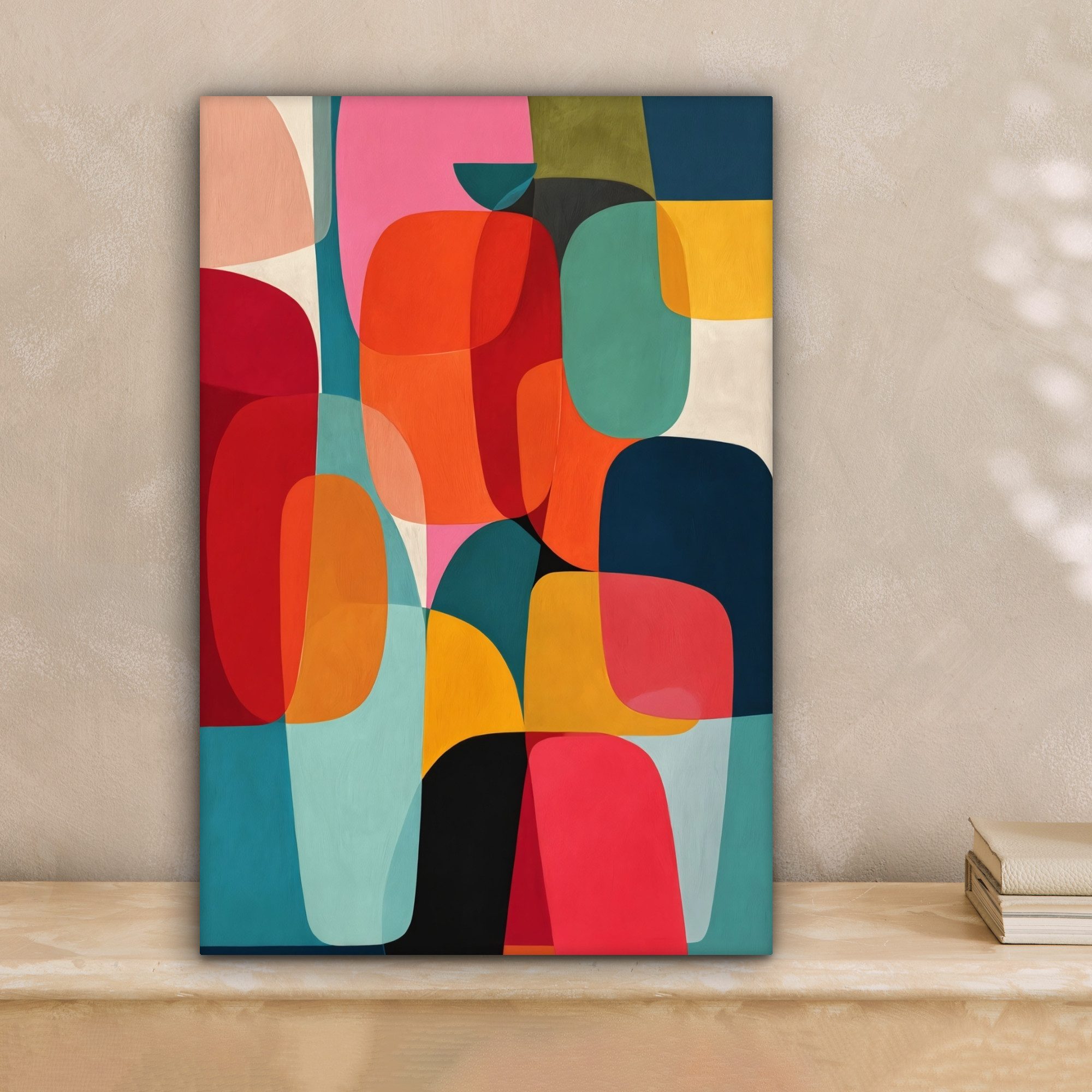 OneMillionCanvasses® Leinwandbild Formen - Bunt - Abstrakt - Flugzeuge, Fot günstig online kaufen