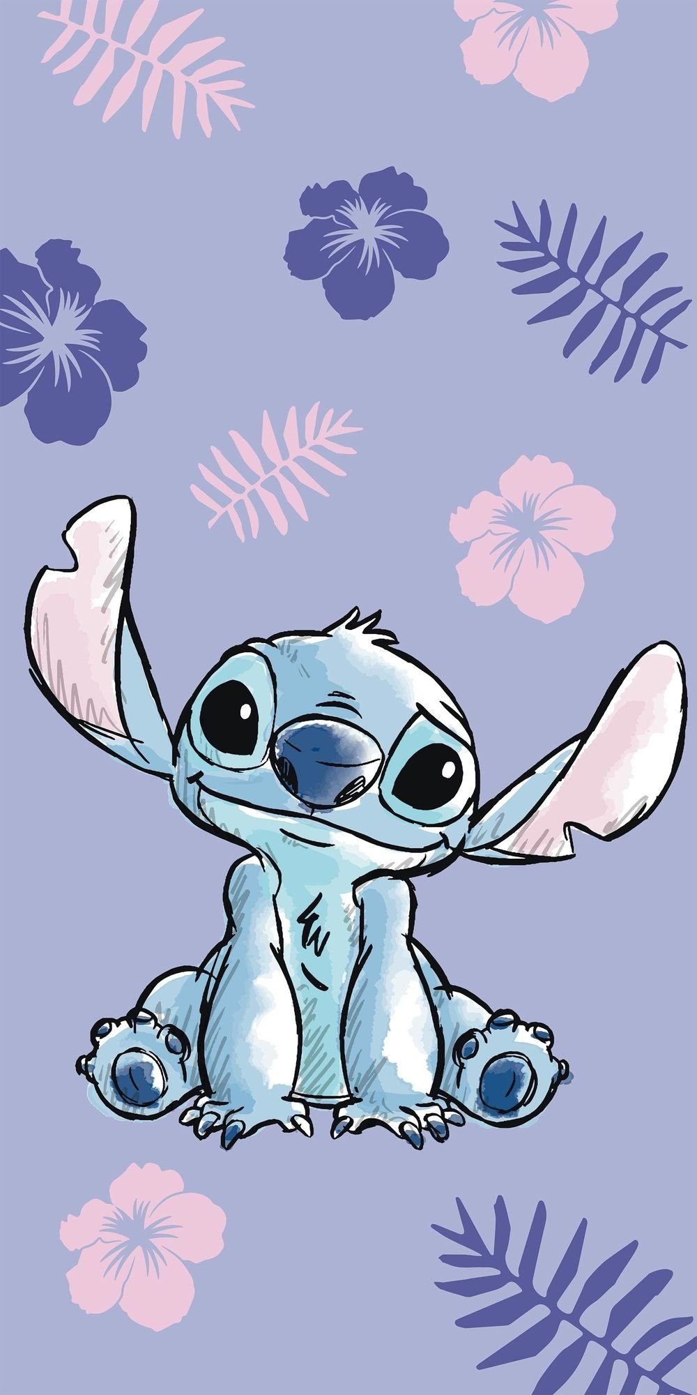 Jerry Fabrics Рушники Disney LILO & STITCH Duschtuch Strandtuch Badetuch 70 x 140 cm, (1 Duschtuch, 1-St), Langlebig