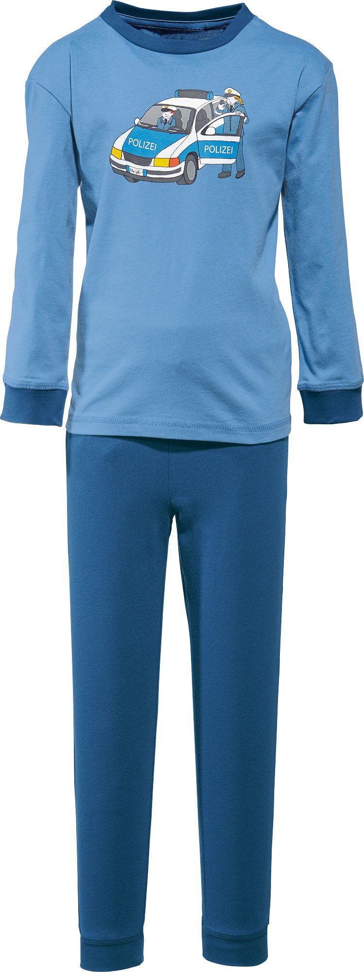 Erwin Müller Pyjama »Kinder-Schlafanzug« (2 tlg) Single-Jersey gemustert  online kaufen | OTTO