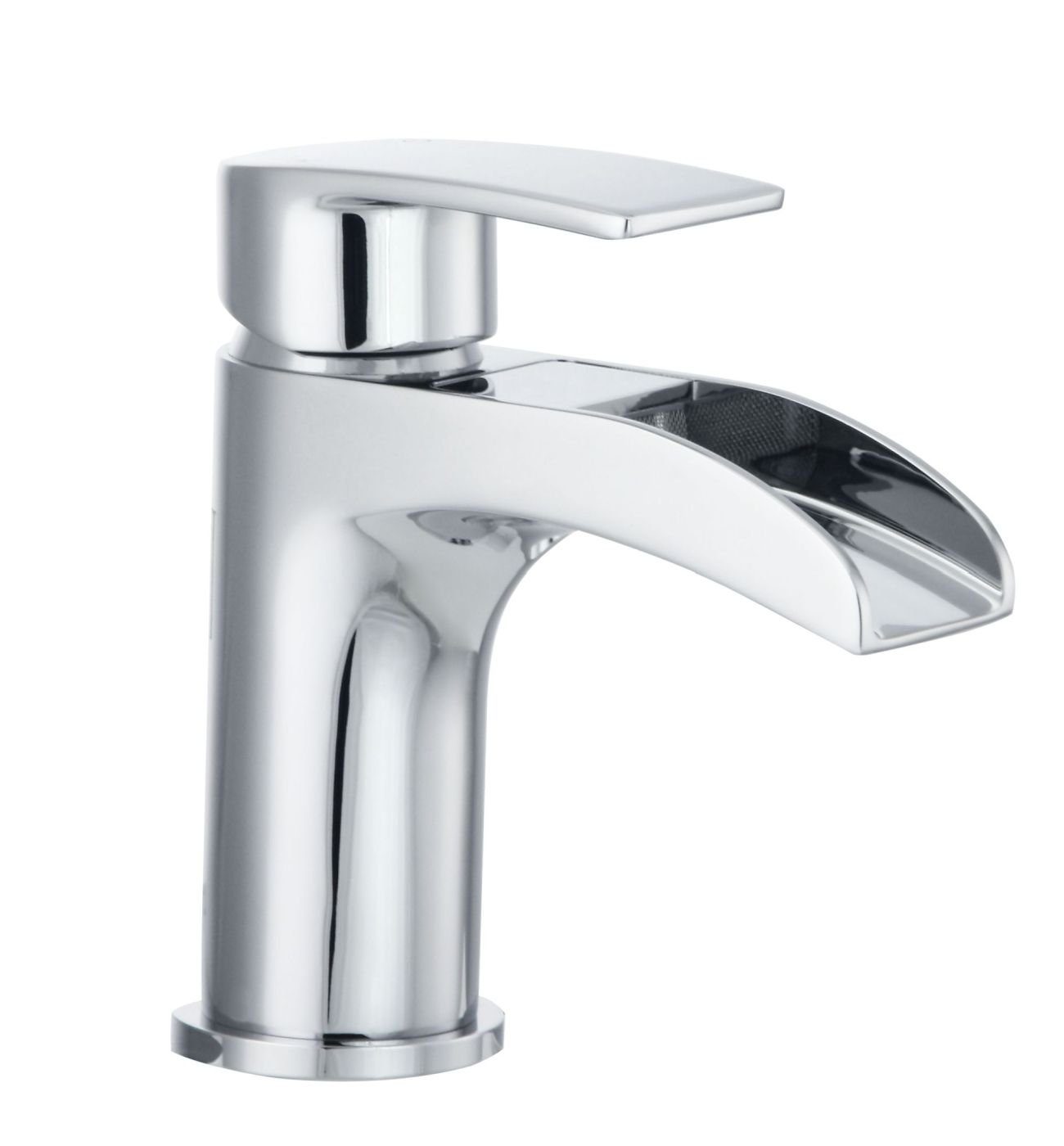 Tuganna Waschtischarmatur Wasserfall Niederdruck Waschbecken Armatur Badarm günstig online kaufen