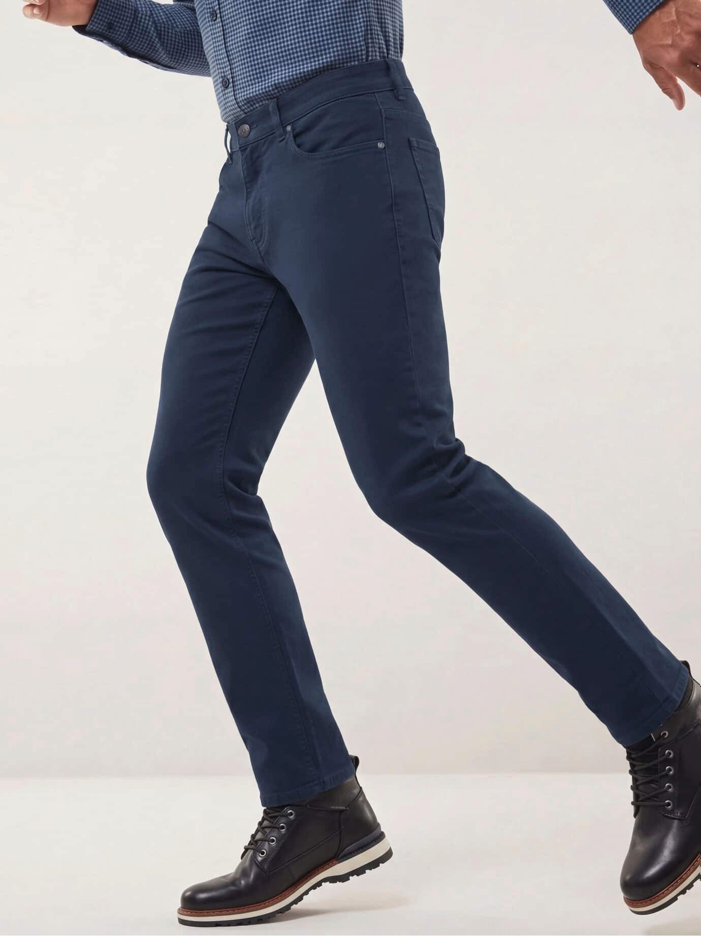 Walbusch 5-Pocket-Hose Herren Wärmende Five Pocket Regular fit, wärmend