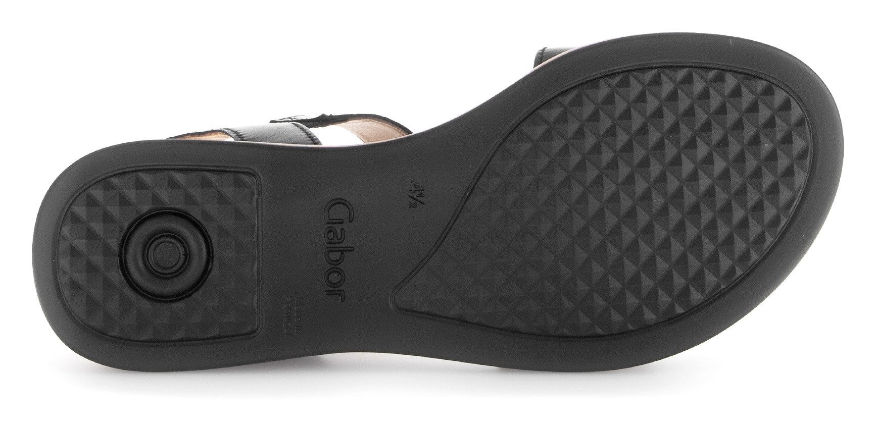 Gabor RHODOS Keilsandalette, Riemchensandale, Komfortschuh, Sommerschuh mit hübscher Zierschnalle