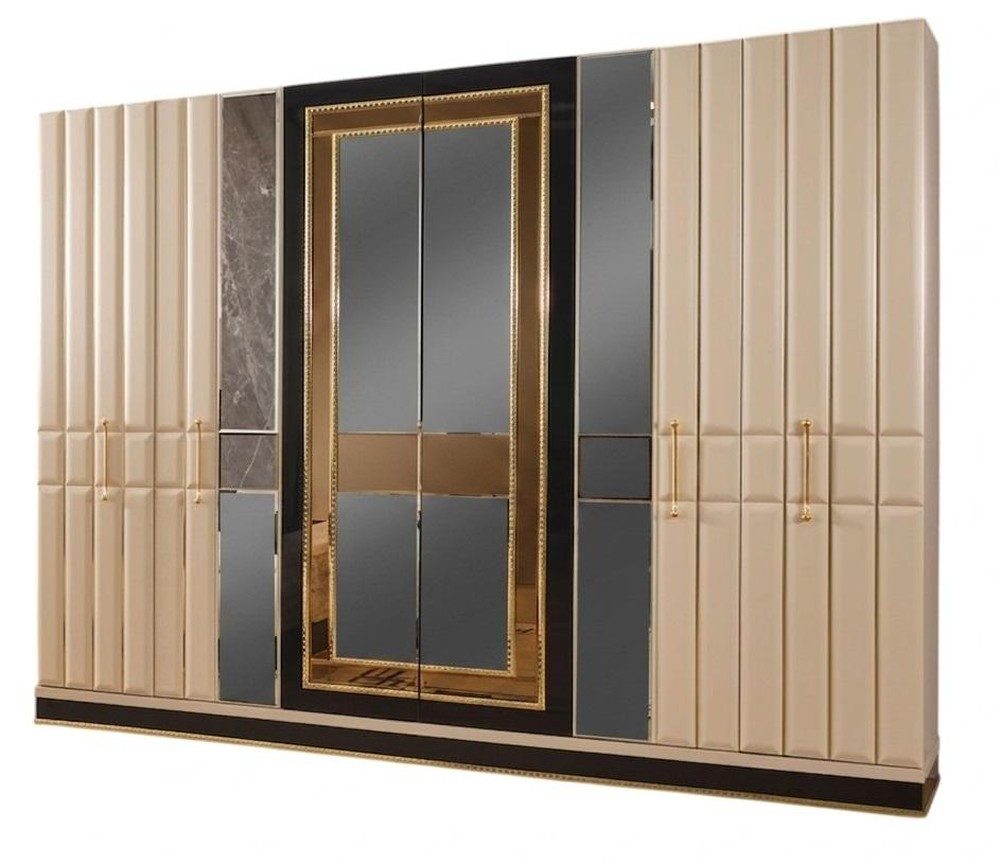 JVmoebel Kleiderschrank Kleiderschrank Beige Moderner Stil Minimalistisch Elegant Schlicht Made in Europa