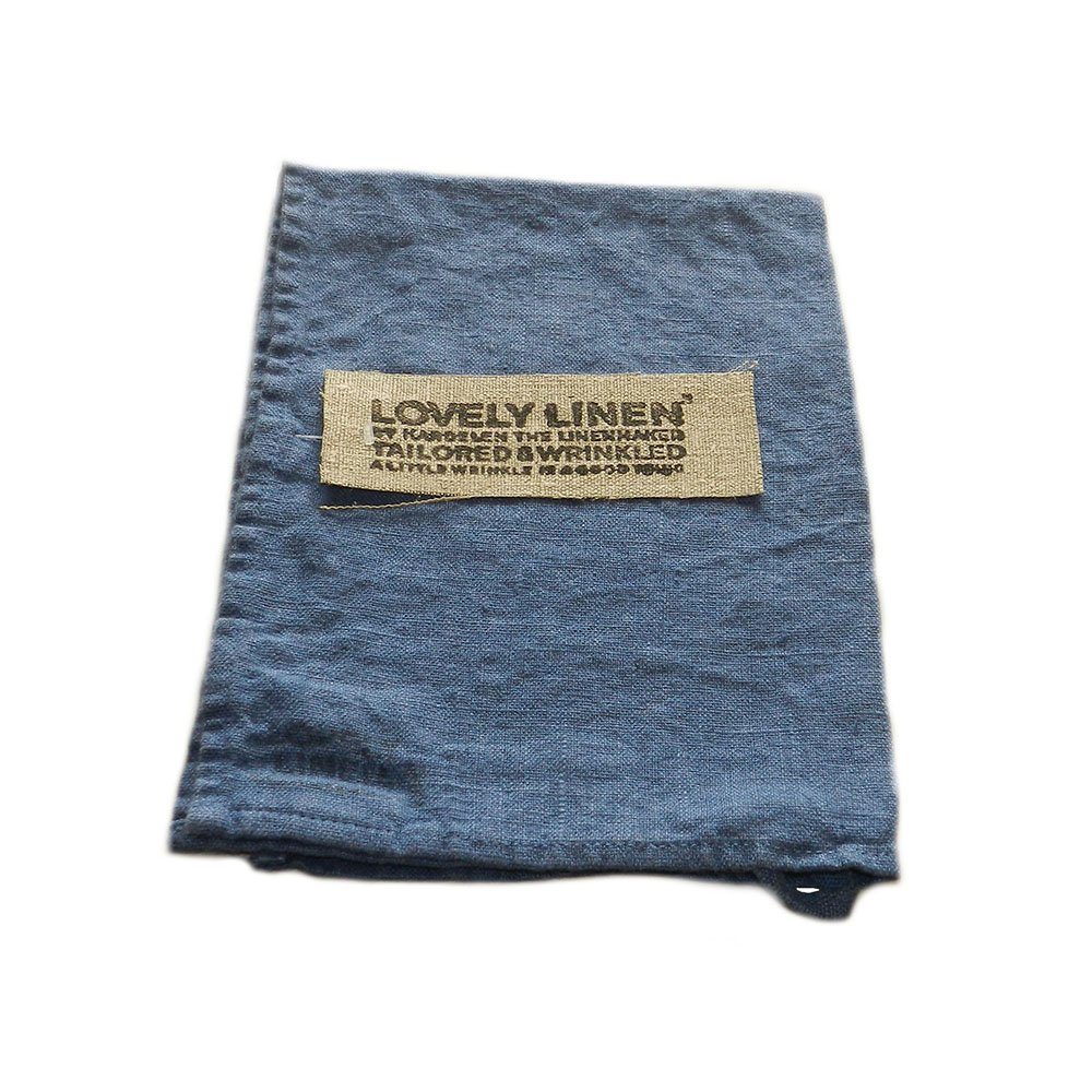 Lovely Linen Handtücher Lovely Linen Gästehandtuch 35 x 50 cm, 100 % Leinen denim blue