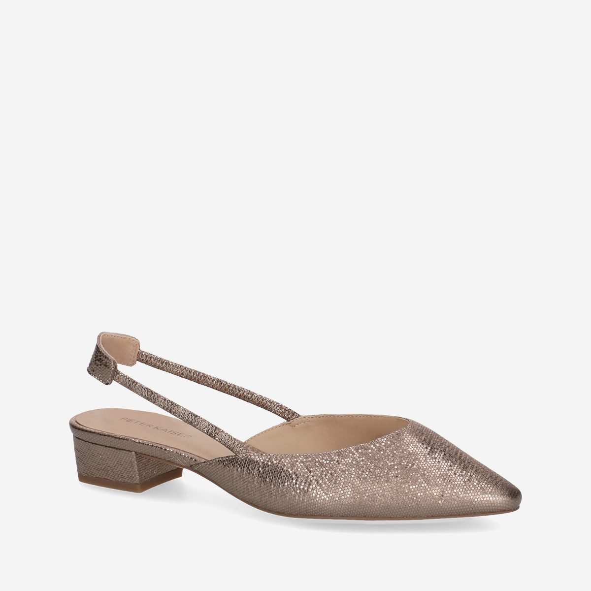 Peter Kaiser Peter Kaiser 79443 912, Peeptoes & Slingpumps, Gold, Damen Peeptoepumps