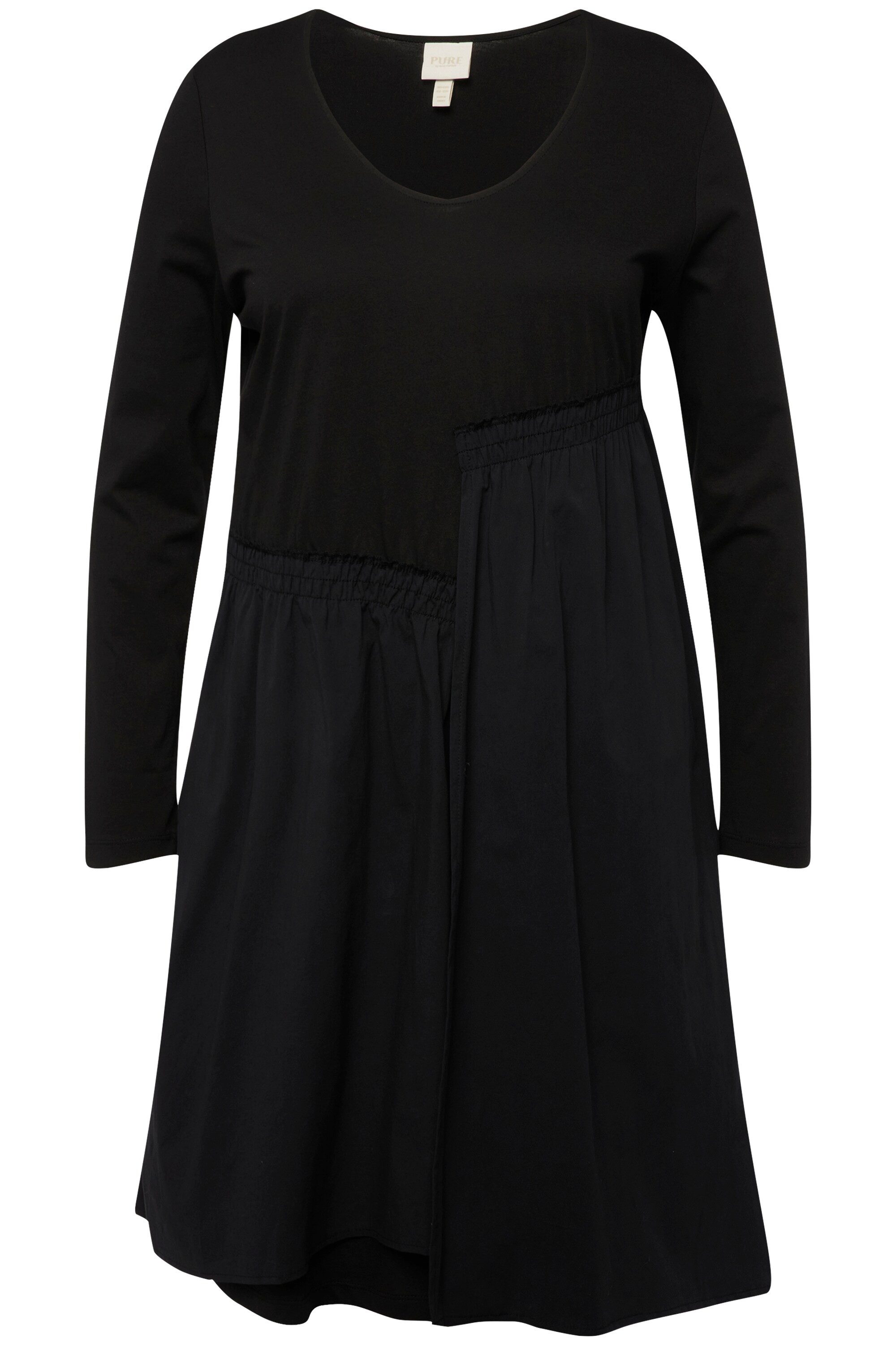 Ulla Popken Midikleid Midikeid Jersey Oberteil günstig online kaufen