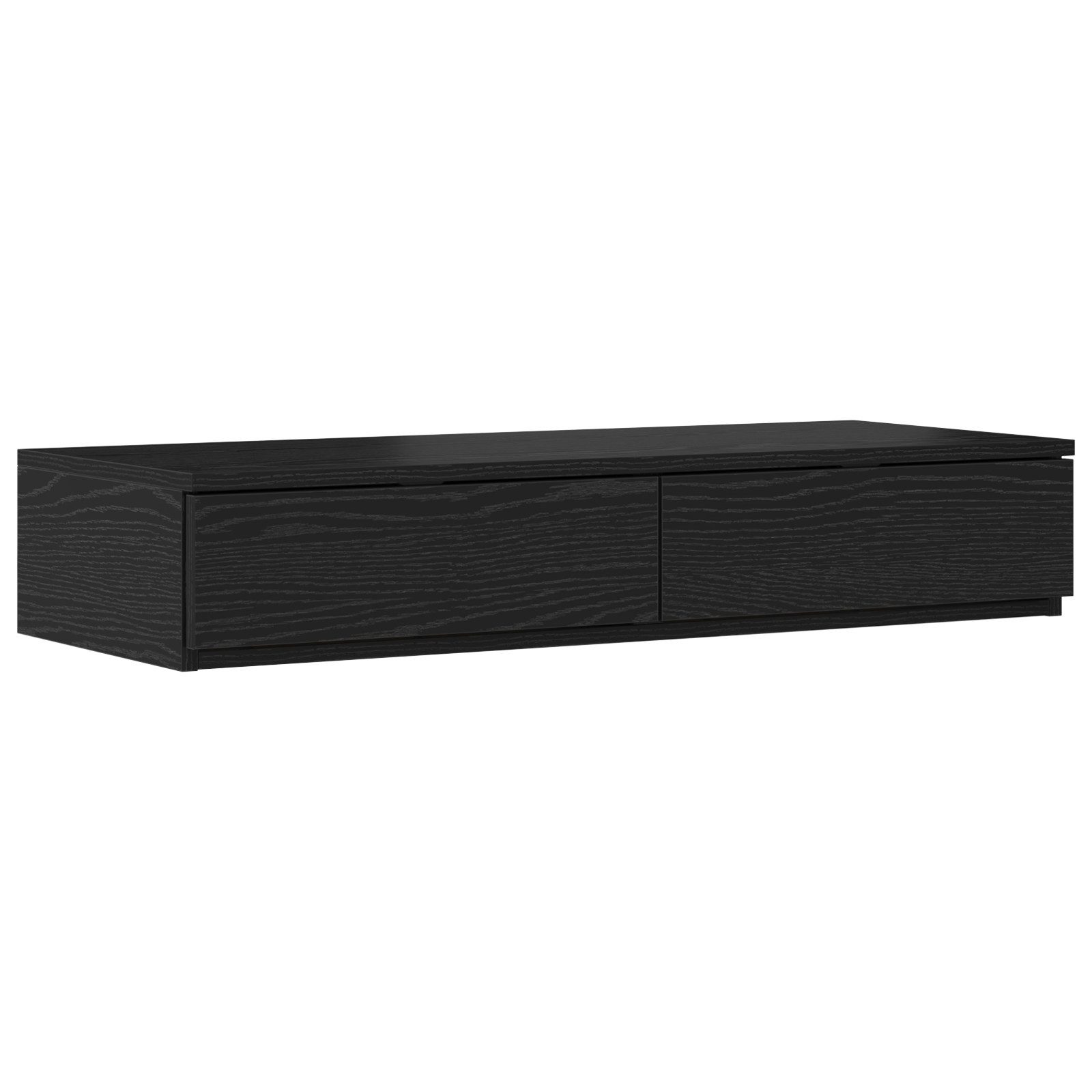 vidaXL Nachttisch Bettschubladen Schwarz 75x36,5x16,5 cm günstig online kaufen