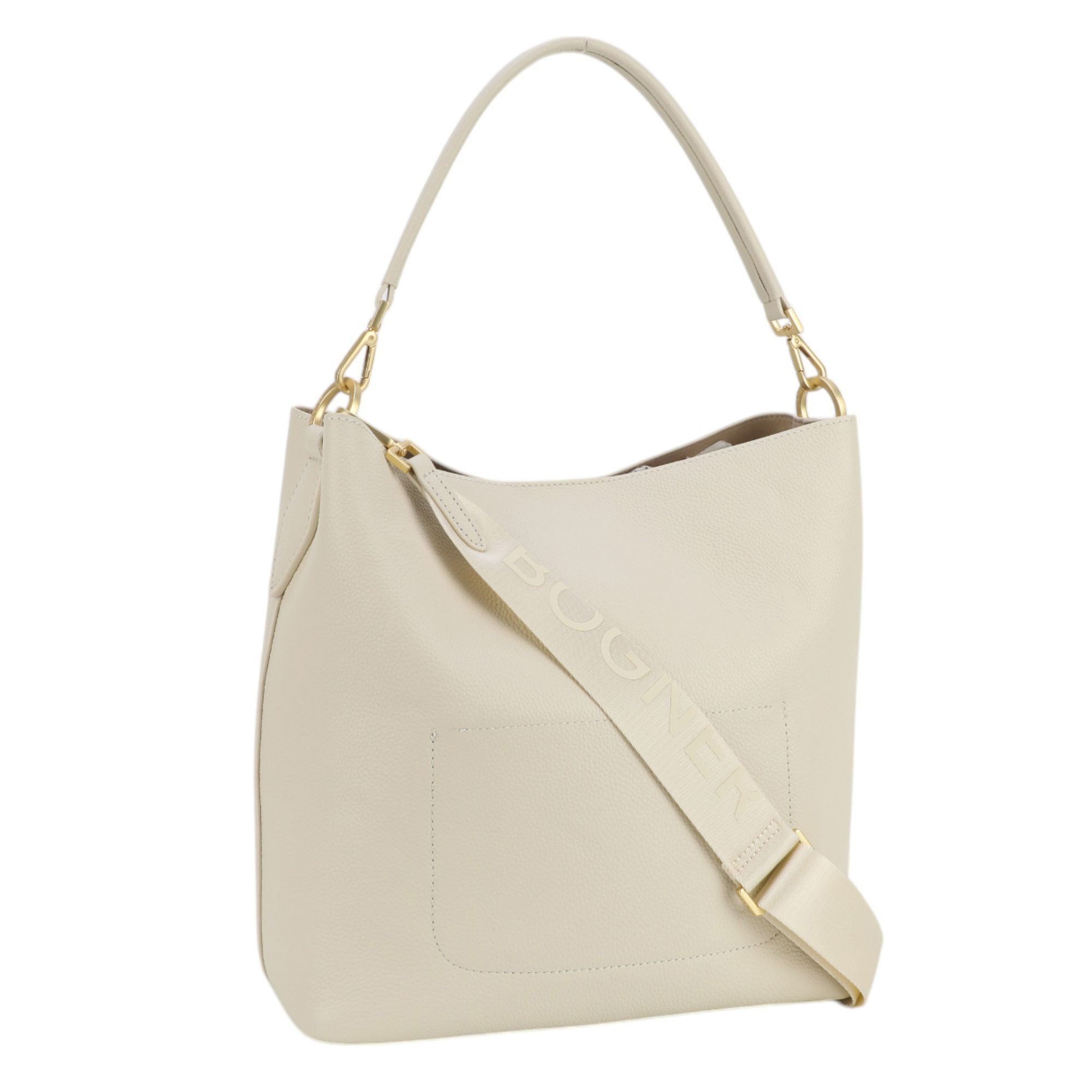 BOGNER Schultertasche Pontresina, Leder