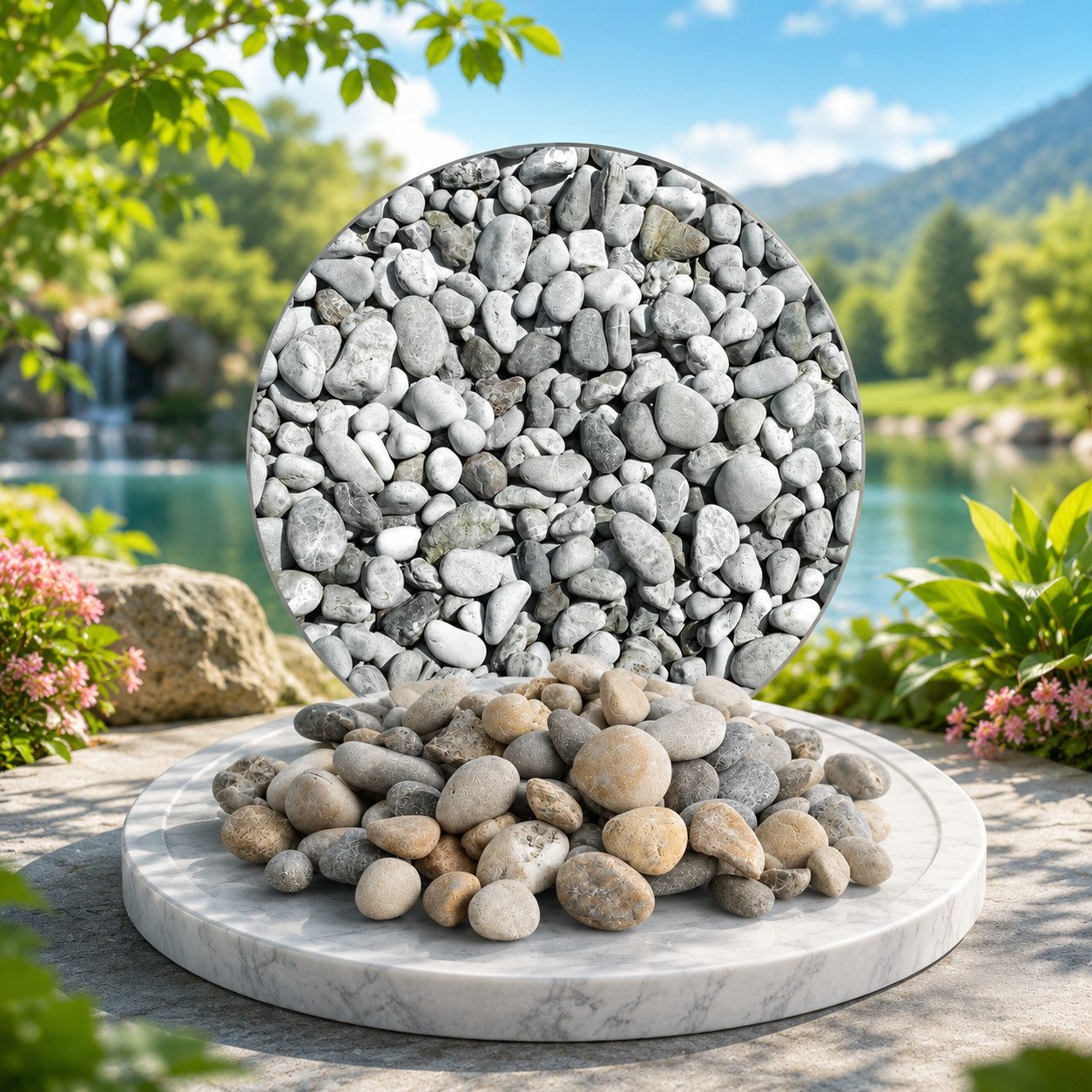 Best for Garden Trittsteine Deko Quarzkies mediterran gelb 16–32 mm Naturstein 25 kg, Einzelteil, 1-St., Einzelprodukt, 25 kg Sack, Naturprodukt, naturgerundet, witterungsbeständig