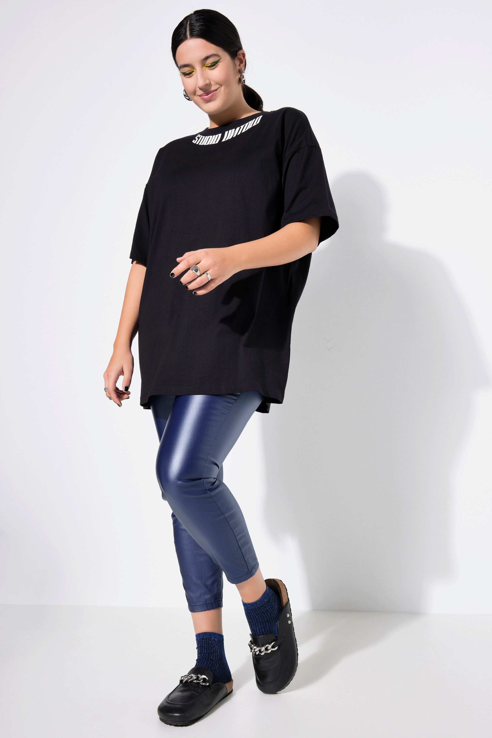 Studio Untold Funktionshose Skinny Coating 5-Pocket