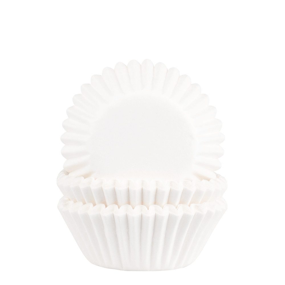 Demmler Pralinenform Pralinenkapseln Weiß in Blisterverpackung - 100 Stück, fettdicht & lebensmittelecht - back- und gefrierfest - Made in Germany