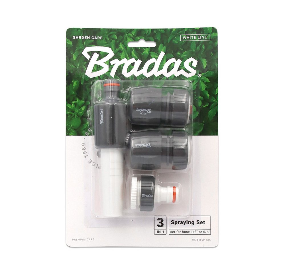 Thumbnail - Bradas Schlauchadapter 4-teiliges Sprühset 1/2 Bradas WHITE LINE SOFT