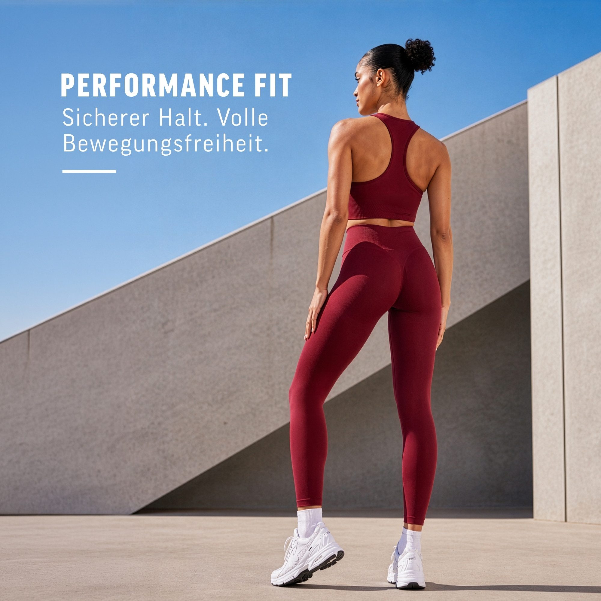 Smilodox Sport-BH Vonda, Sport Top Damen, Gym-BH für Workouts,Training & Yoga V-Ausschnitt, Seamless, Shaped Fit, Support-Bund, elastisch