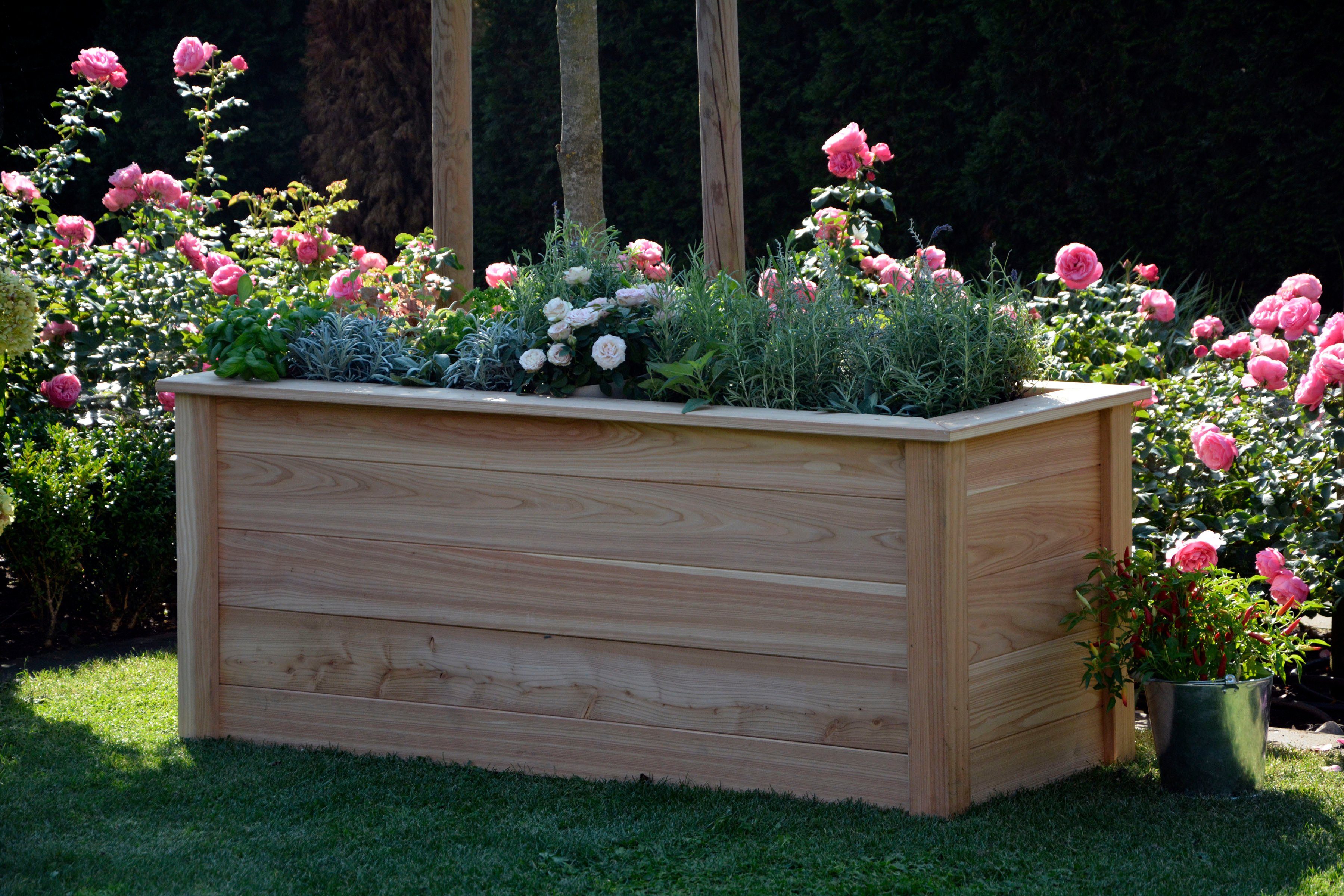 dobar Hochbeet, Größe L, FSC®-zertifiziertes Douglasienholz, wetterfest imprägniert