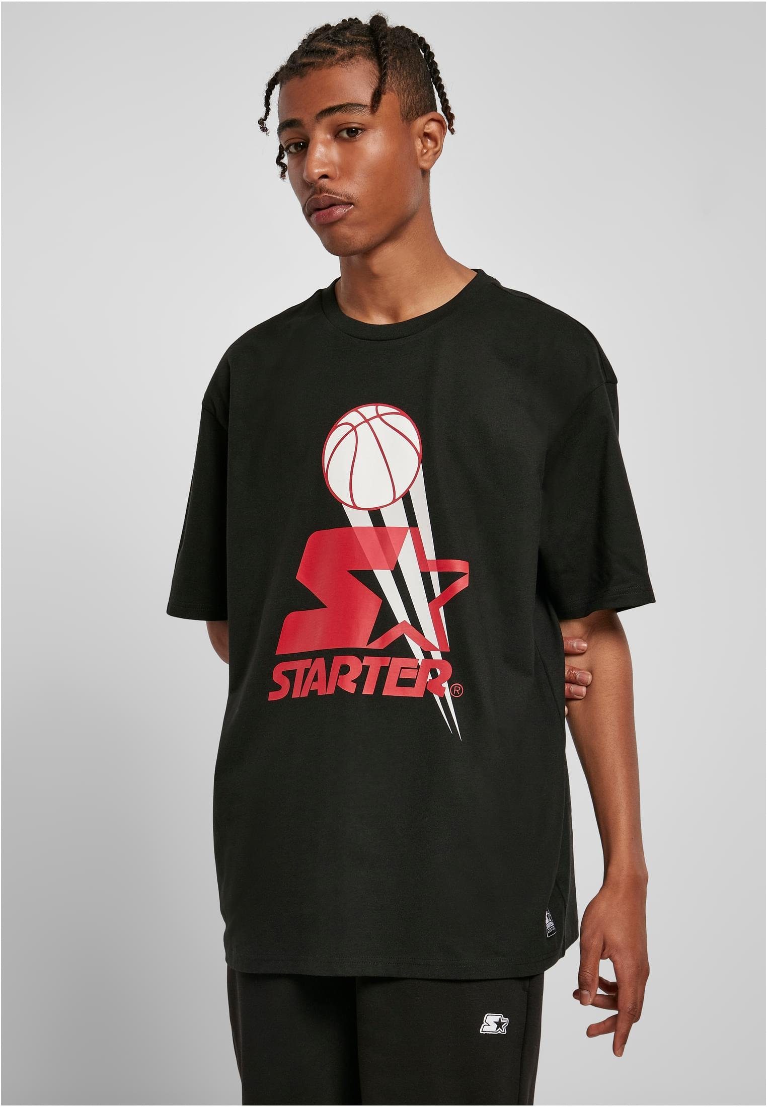 Starter T-Shirt Herren Starter Airball Tee (1-tlg) black