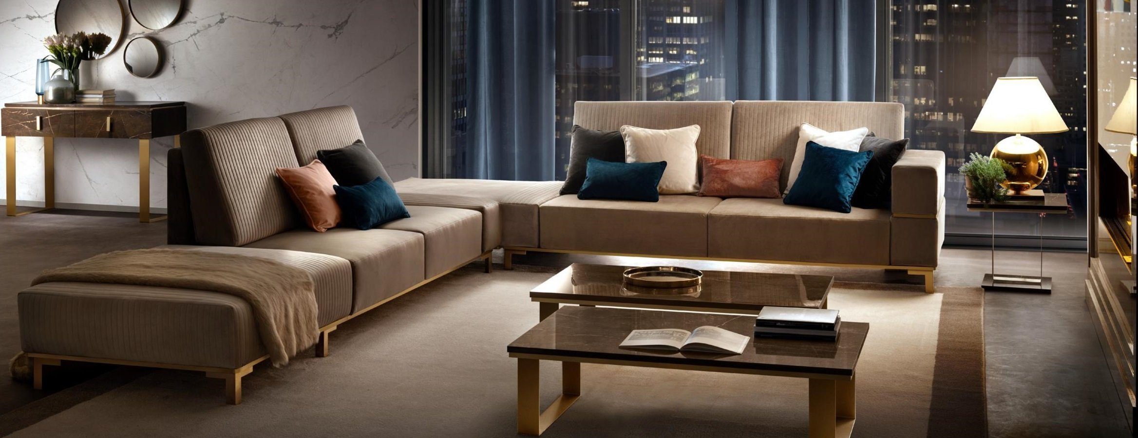 JVmoebel Ecksofa Luxus Möbel Ecksofa L Form Couch Design Polsterung Textil, Made in Europe