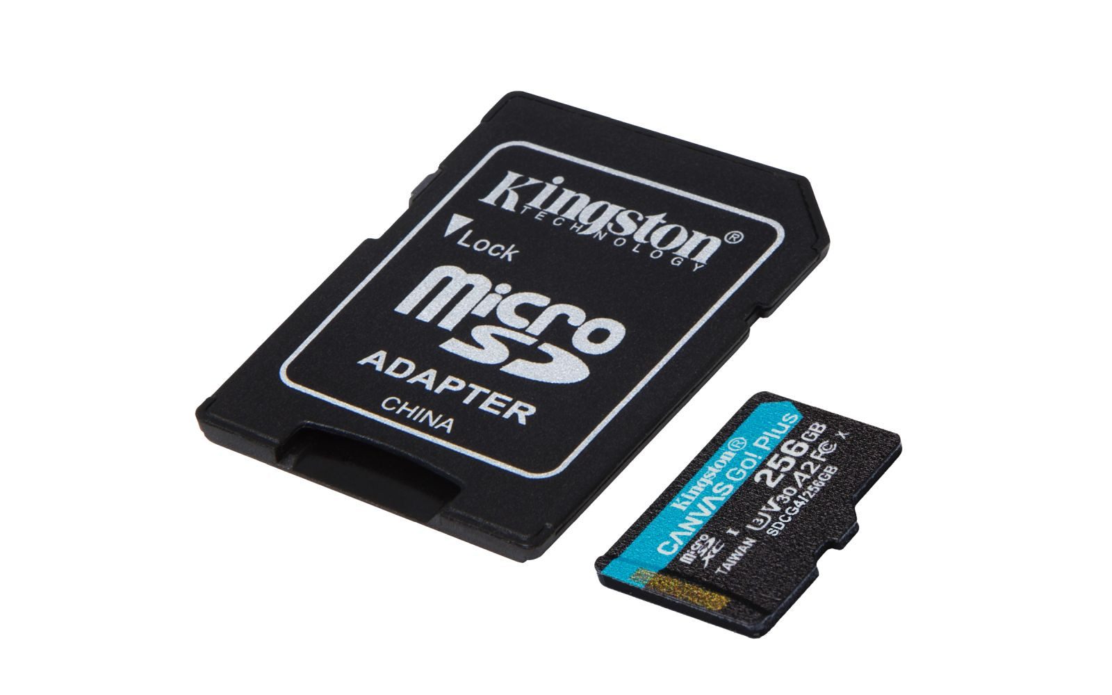 Kingston Technology 256GB microSDXC Canvas Go Plus Gen4 200 MB/s A2 U3 V30-K... Speicherkarte