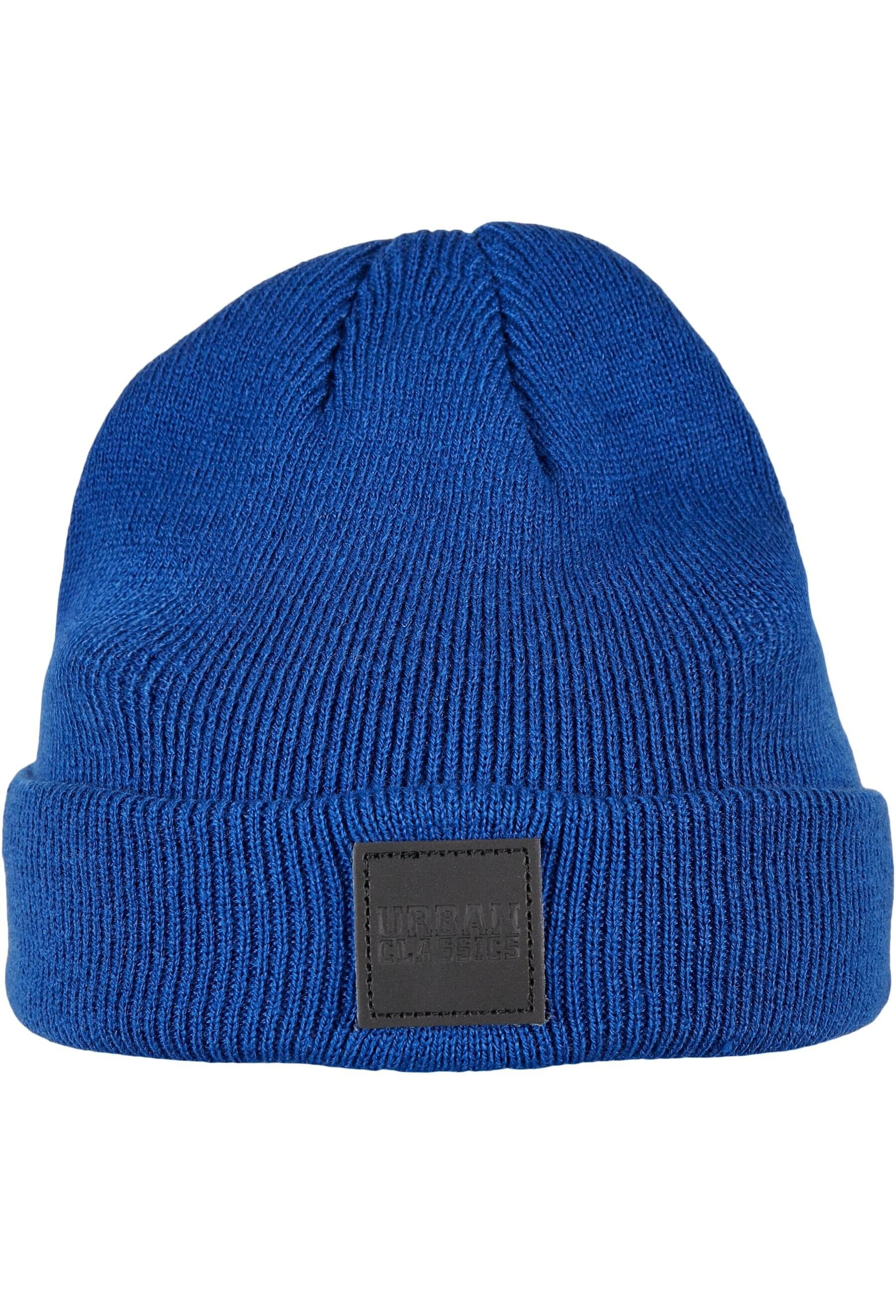 (1-St) CLASSICS Kids black/royalblue URBAN 2-Pack Beanie Damen Logopatch Beanie