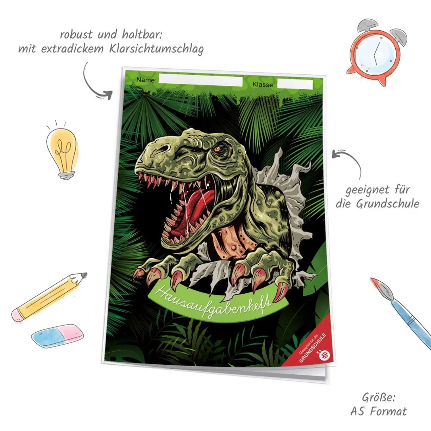 Trötsch Verlag Schülerkalender Trötsch Hausaufgabenheft Grundschule Dino