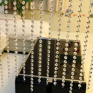 Türvorhang Kristall Perlen Vorhänge Stränge 1M Lange Türvorhang 14mm Breite, Lubgitsr, (1 St)