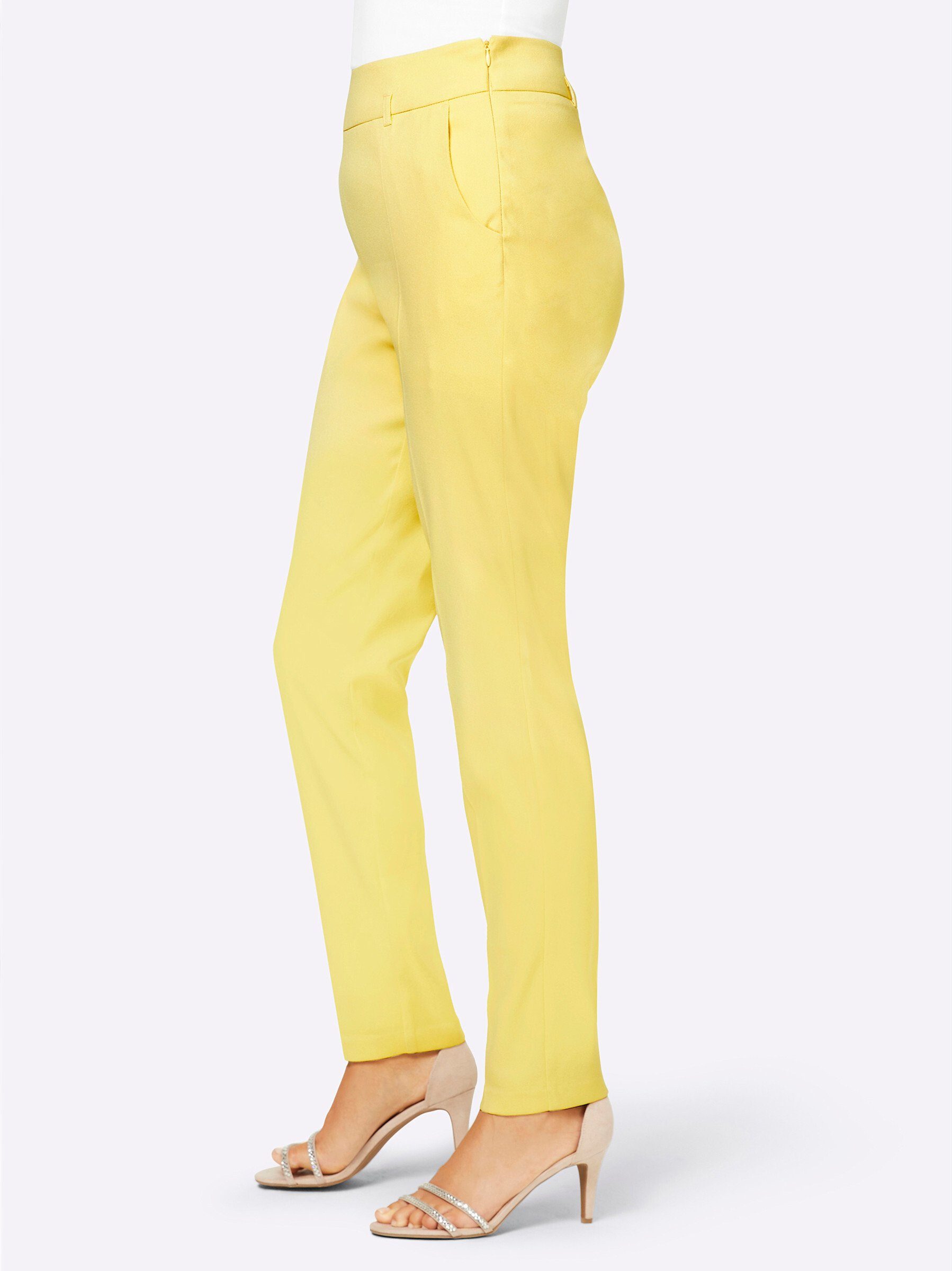 creation L Jerseyhose Bügelfaltenhose Innenbeinlänge ca. günstig online kaufen