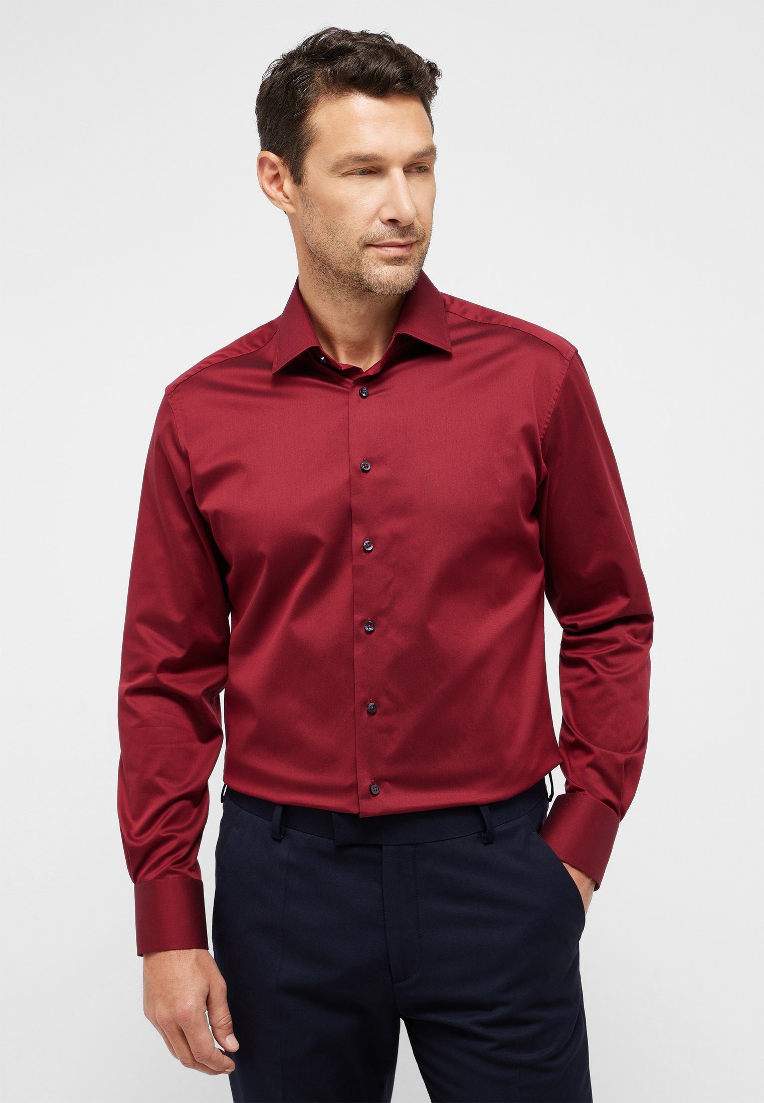 Eterna Langarmhemd MODERN FIT NON IRON günstig online kaufen