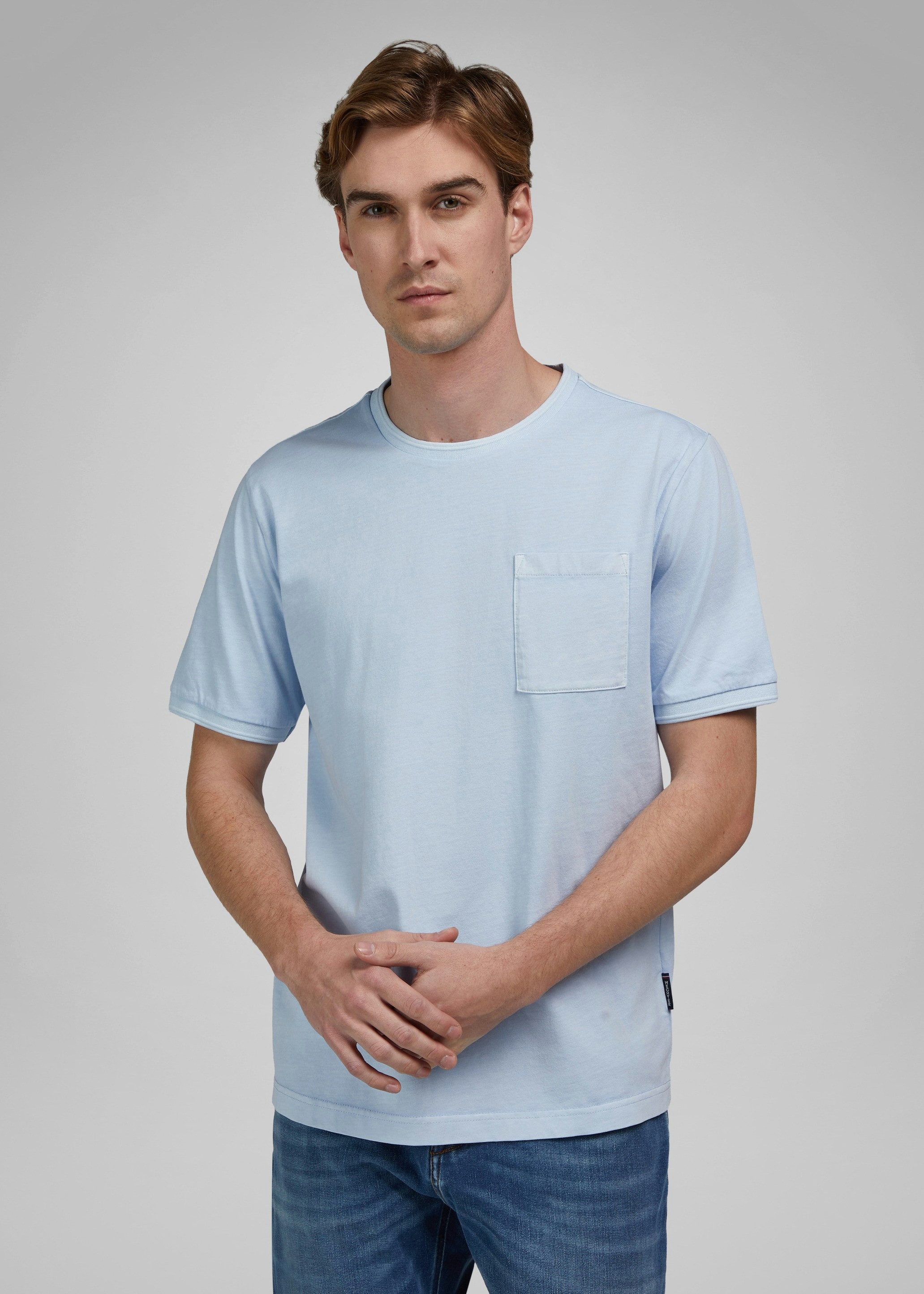 HECHTER PARIS T-Shirt JERSEY GD im vielseitigen Design mit Brusttasche