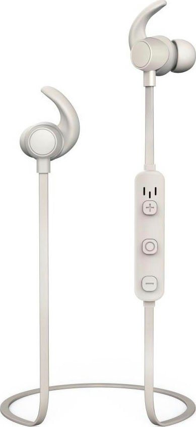 Thomson In Ear Bluetooth Ohrhörer, Kopfhörer mit Headset-Funktion  WEAR7208GR Bluetooth-Kopfhörer,  Telefon-/Lautstärke-/Musiksteuerungsfunktion direkt am Kabel