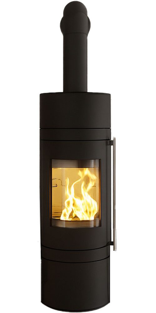 Haas + Sohn Kaminofen MENTON HSC* RLU, tief-schwarz, Zeitbrand