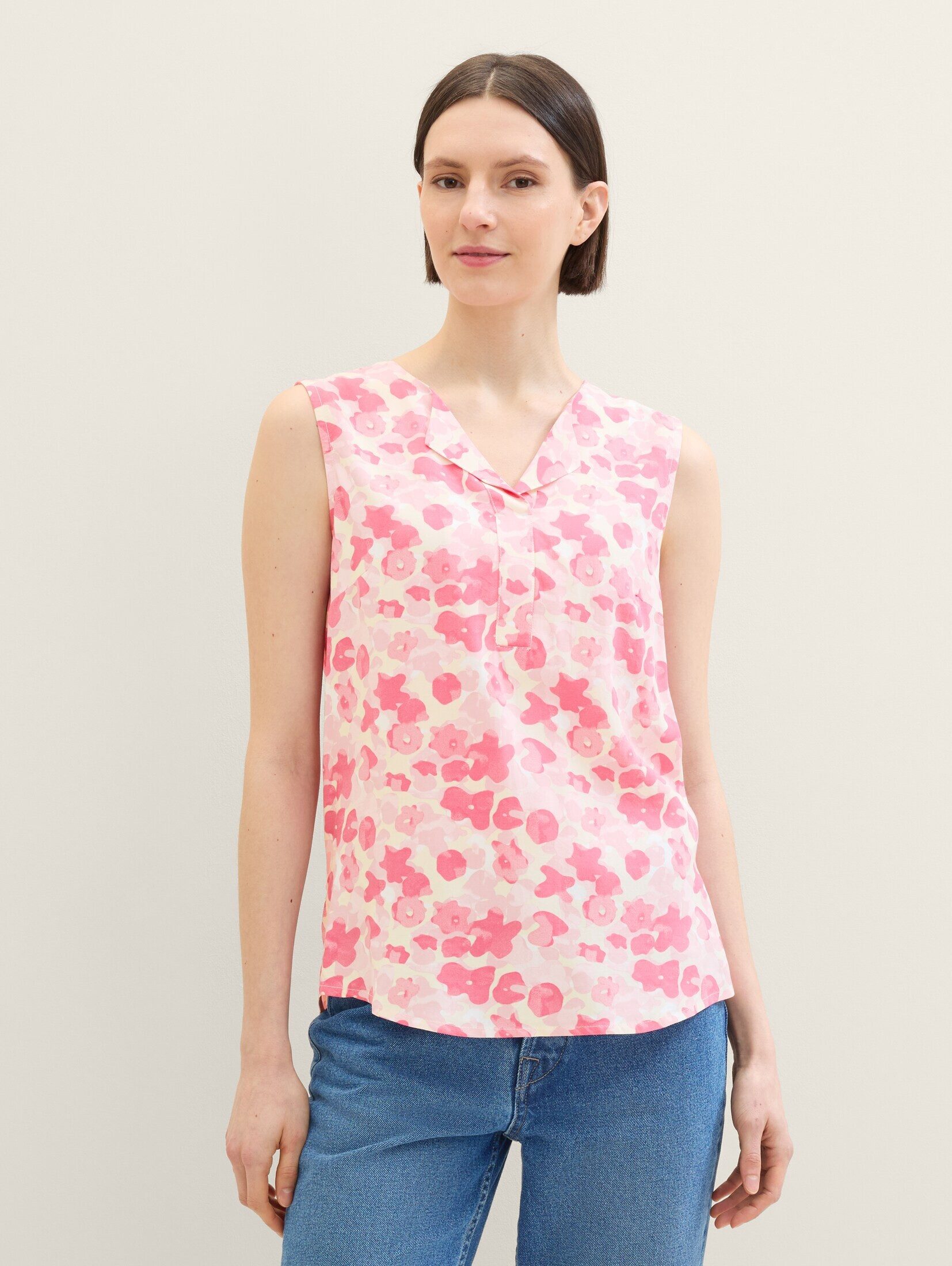 TOM TAILOR Blusentop Bluse aus Viskose günstig online kaufen
