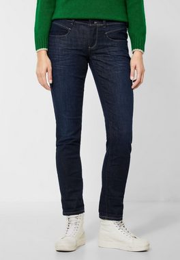 STREET ONE Slim-fit-Jeans - Casual Fit - Basic Jeans - Dunkle Jeans