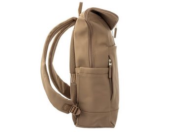 Franky Freizeitrucksack Franky RS77-R Freizeit-Rucksack Rollfalte ca.21 Liter mit Laptopfach, Laptopfach 15"